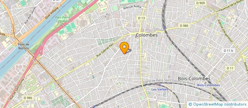localisation de l'entreprise MANQUE PAS D'AIR à COLOMBES