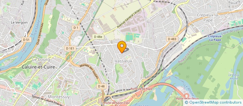 localisation de l'entreprise MANRA  CALUIRE-ET-CUIRE