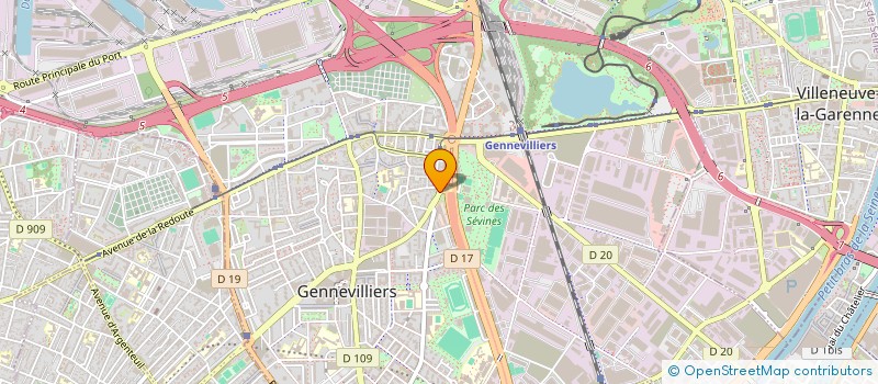 localisation de l'entreprise MANRENOV' à GENNEVILLIERS