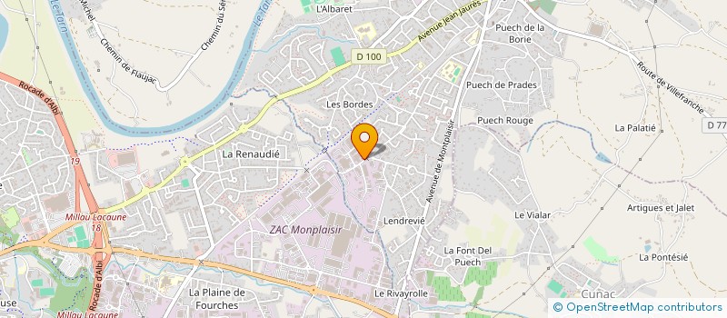 localisation de l'entreprise MANRESA ET FILS à SAINT-JUERY
