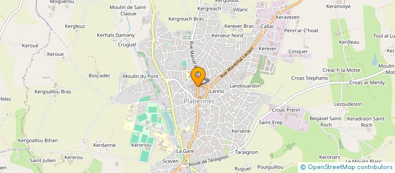 localisation de l'entreprise MANRLOM à PLABENNEC