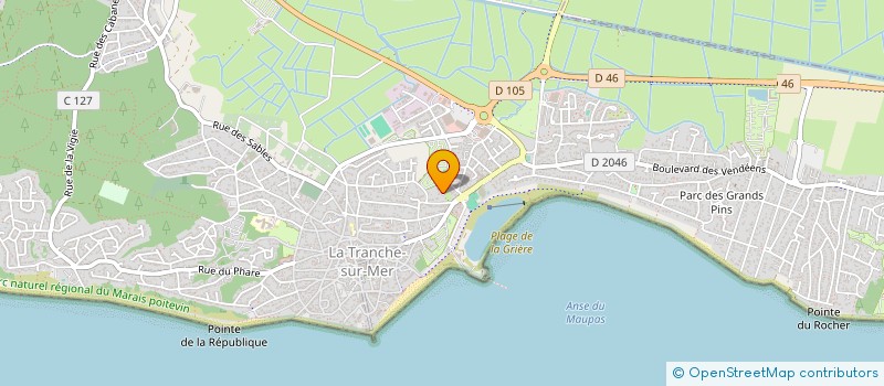 localisation de l'entreprise MANRO à LA TRANCHE-SUR-MER