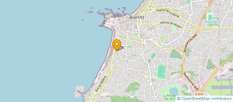 localisation de l'entreprise MANRO  BIARRITZ