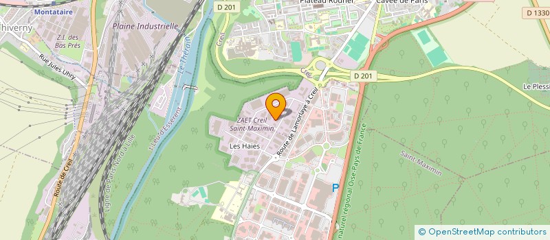 localisation de l'entreprise MANROLAND GOSS WEB SYSTEMS FRANCE à CREIL