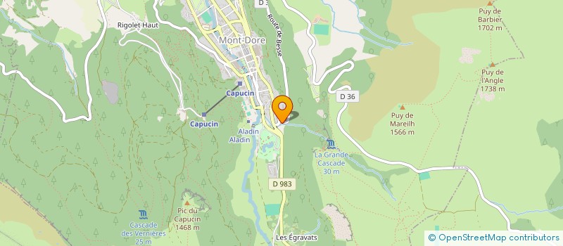 localisation de l'entreprise MANRY ET SPECHT à MONT-DORE