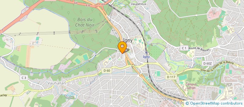 localisation de l'entreprise MANS TRANSPORT  IGNY