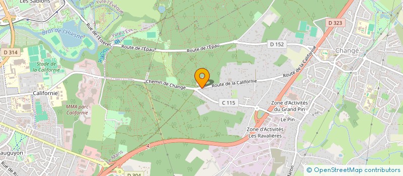 localisation de l'entreprise MANSAMON à CHANGE