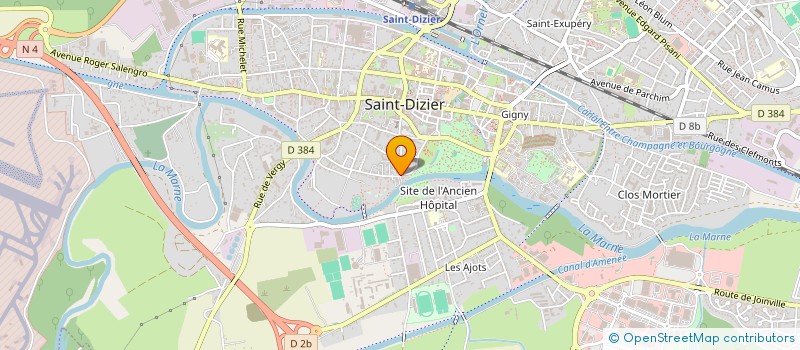 localisation de l'entreprise MANSANTI IMMO à SAINT-DIZIER