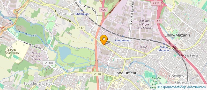 localisation de l'entreprise MANSARD  CHAMPLAN