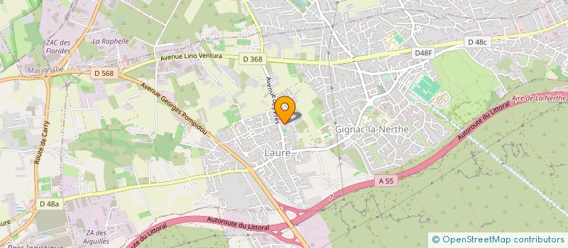 localisation de l'entreprise MANSARD à GIGNAC-LA-NERTHE