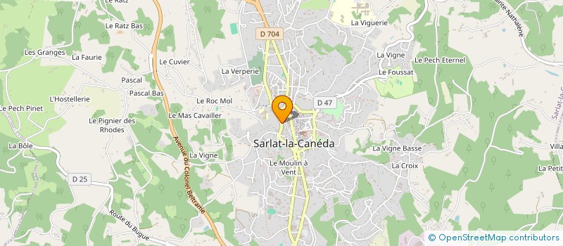 localisation de l'entreprise MANSARDE à SARLAT-LA-CANEDA