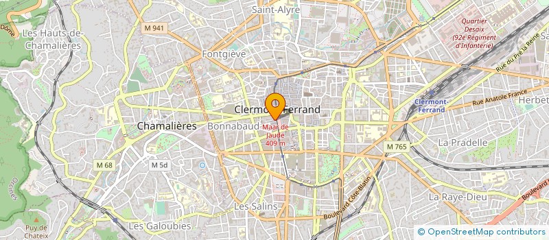 localisation de l'entreprise MANSARE SECURITE PRIVEE à CLERMONT-FERRAND