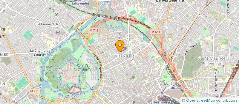 localisation de l'entreprise MANSART à LILLE