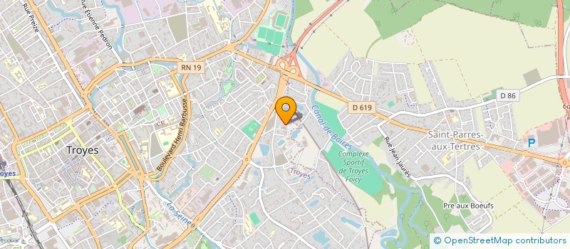 localisation de l'entreprise MANSART GARDIENNAGE SECURITE  TROYES