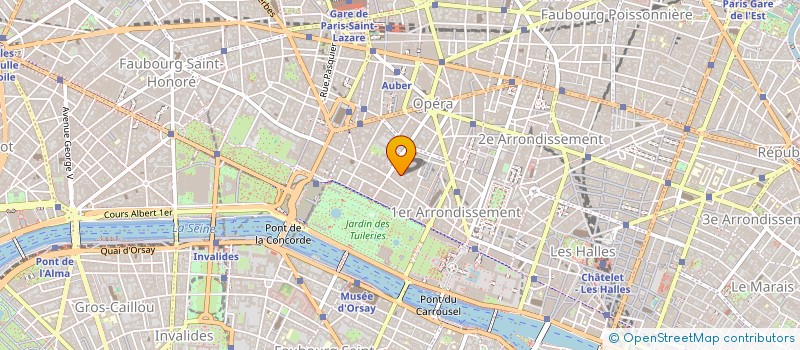 localisation de l'entreprise MANSARTIS CONSEIL à PARIS