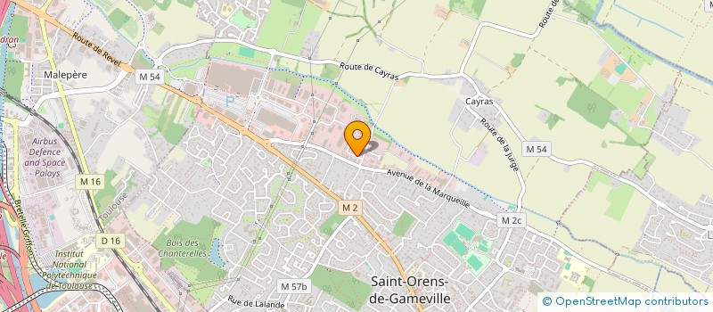 localisation de l'entreprise MANSAS à SAINT-ORENS-DE-GAMEVILLE