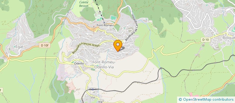 localisation de l'entreprise MANSER CERDAGNE à FONT-ROMEU-ODEILLO-VIA