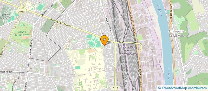 localisation de l'entreprise MANSER RENOVATION  SOTTEVILLE-LES-ROUEN