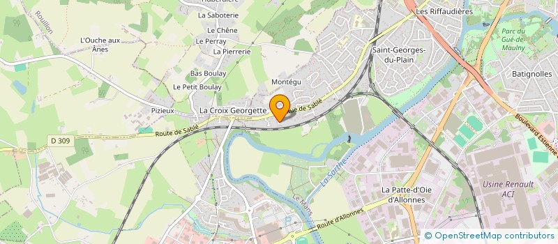 localisation de l'entreprise MANSGE DISC  LE MANS