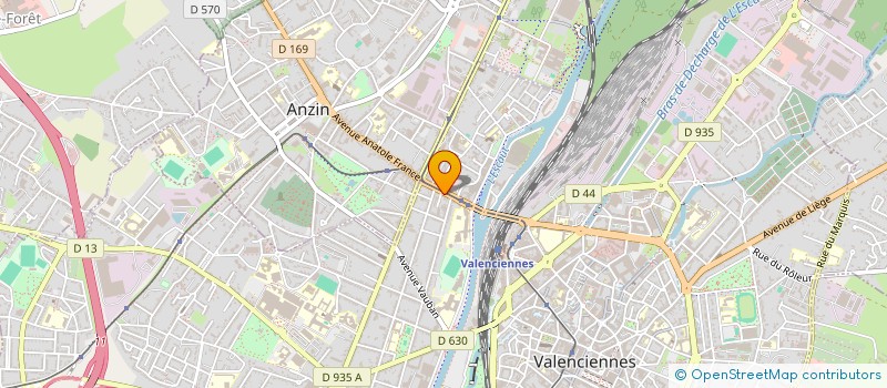 localisation de l'entreprise MANSIK DISTRIBUTION à VALENCIENNES