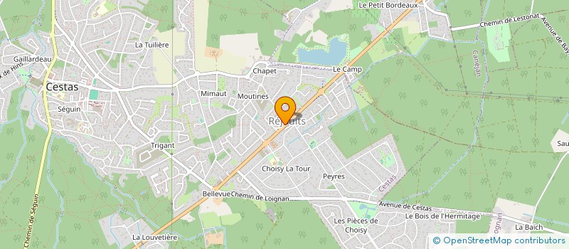 localisation de l'entreprise MANSIO  CESTAS