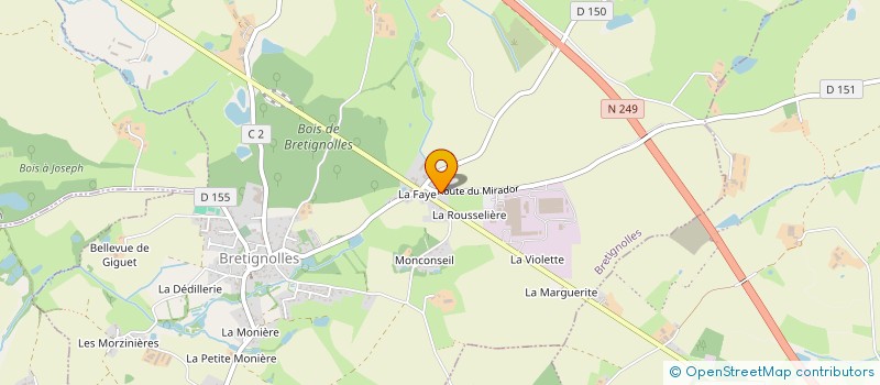 localisation de l'entreprise MANSION TECHNOLOGIES  MIGNALOUX-BEAUVOIR