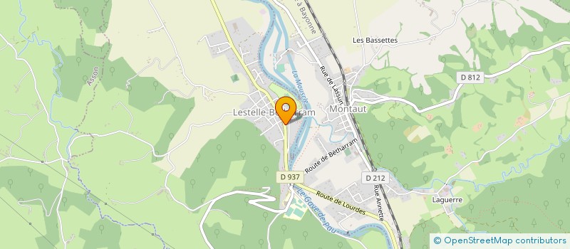 localisation de l'entreprise MANSO TUYAUTERIE SOUDURE à LESTELLE-BETHARRAM