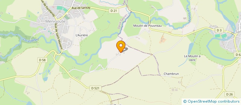 localisation de l'entreprise MANSON  MENIGOUTE