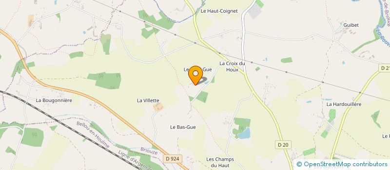 localisation de l'entreprise MANSON COUVERTURE à BRIOUZE