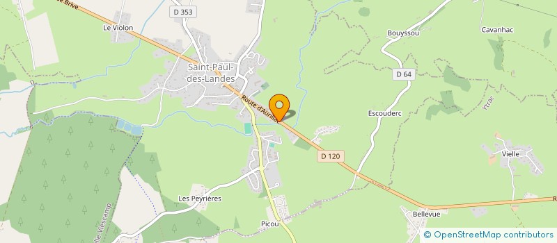 localisation de l'entreprise MANSOU LOISIRS 15 à AURILLAC