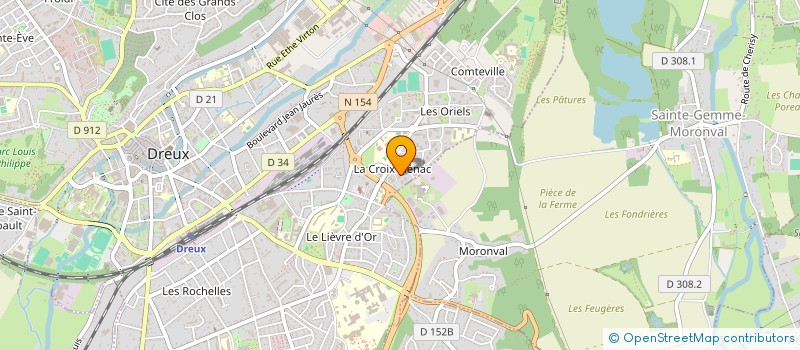 localisation de l'entreprise MANSOUR à DREUX