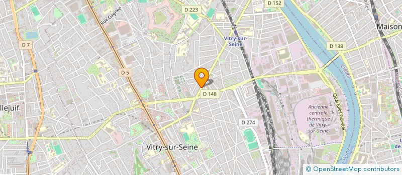 localisation de l'entreprise MANSOUR BEN ALI ET SAUTIER JOSIANE à VITRY-SUR-SEINE