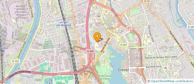 localisation de l'entreprise MANSOUR ELEC  CRETEIL