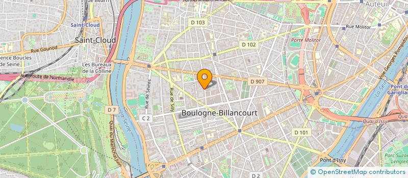 localisation de l'entreprise MANSOUR HOLDINGS  BOULOGNE-BILLANCOURT