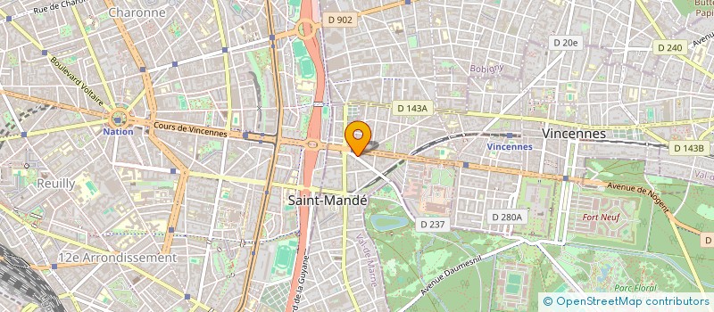 localisation de l'entreprise MANSOURI ET ASSOCIES ASSIT DIAGNOS EXPER à SAINT-MANDE