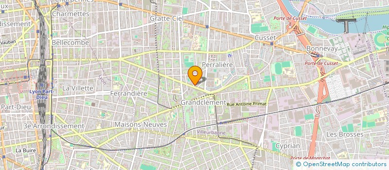 localisation de l'entreprise MANSOURI TRAVAUX ET ISOLATION  VILLEURBANNE