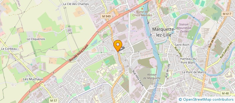 localisation de l'entreprise MANSUET FILS SARL à MARQUETTE LEZ LILLE