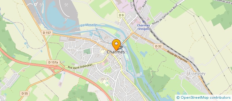 localisation de l'entreprise MANSUY à CHARMES