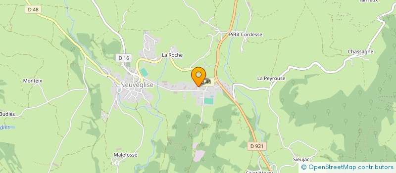 localisation de l'entreprise MANT à NEUVEGLISE-SUR-TRUYERE