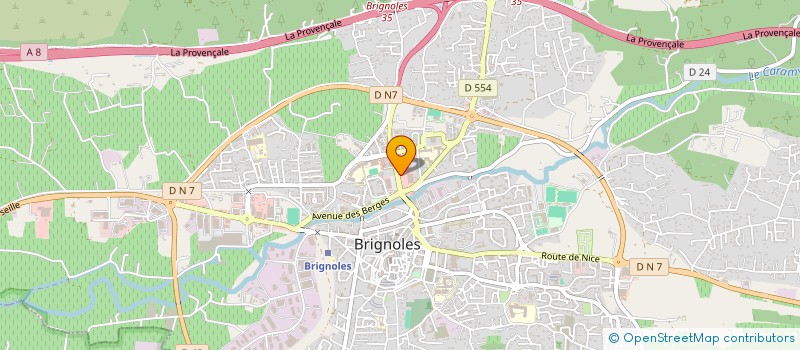 localisation de l'entreprise MANT  BRIGNOLES