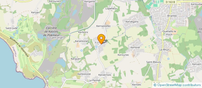 localisation de l'entreprise MANT à PLOEMEUR