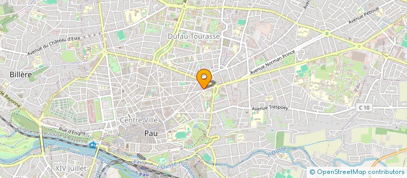 localisation de l'entreprise MANTA à PAU