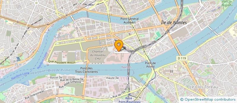 localisation de l'entreprise MANTA à NANTES
