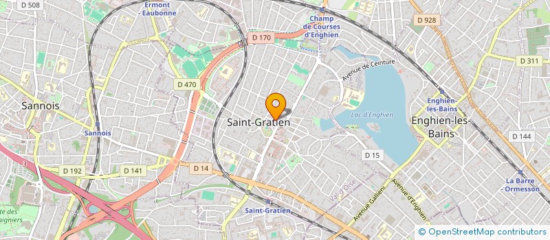 localisation de l'entreprise MANTA à SAINT-GRATIEN