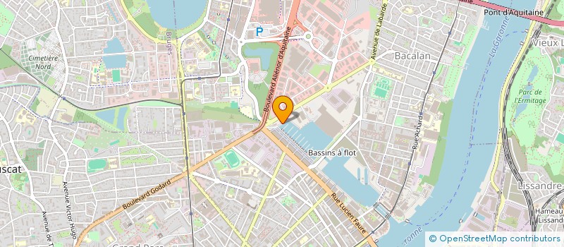 localisation de l'entreprise MANTA PLONGEE  BORDEAUX