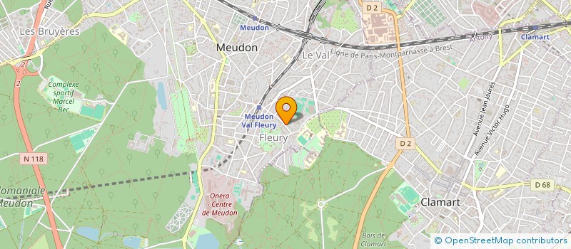 localisation de l'entreprise MANTALO CLUB à MEUDON