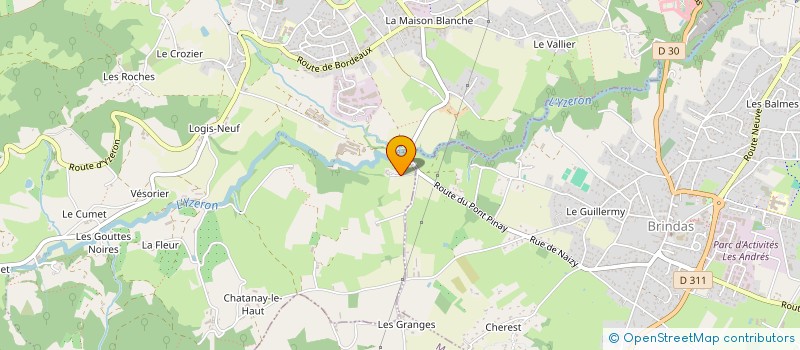 localisation de l'entreprise MANTAR AUTO à VAUGNERAY