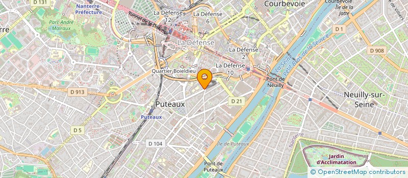 localisation de l'entreprise MANTATEK CLUB  PUTEAUX