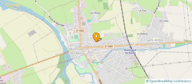 localisation de l'entreprise MANTEGNA CARRELAGE CHAPISTE  MONTROND-LES-BAINS