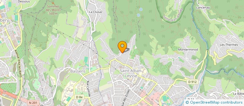 localisation de l'entreprise MANTELLET FILS SA  SAINT-ALBAN-LEYSSE